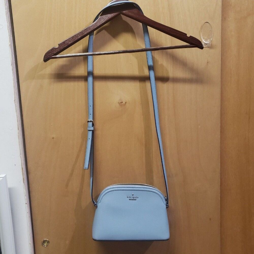 Kate Spade Peggy Patterson drive Blue Color leather crossbody bag OOO